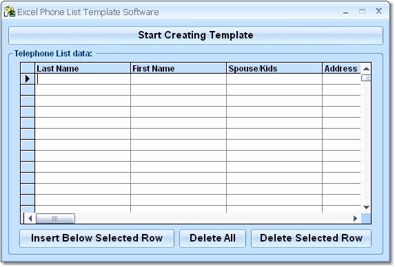 Company Phone Directory Template Awesome Excel Phone List Template software Free Download Excel