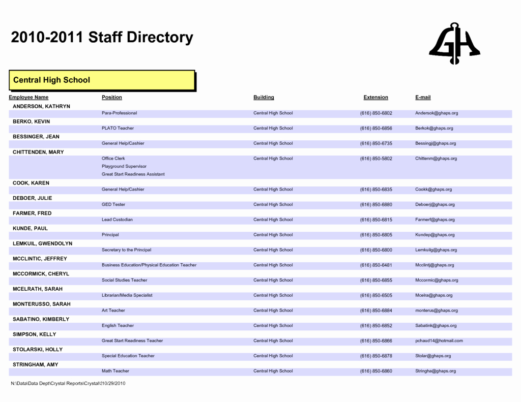 Company Phone Directory Template Inspirational 28 Of Staff Phone List Template