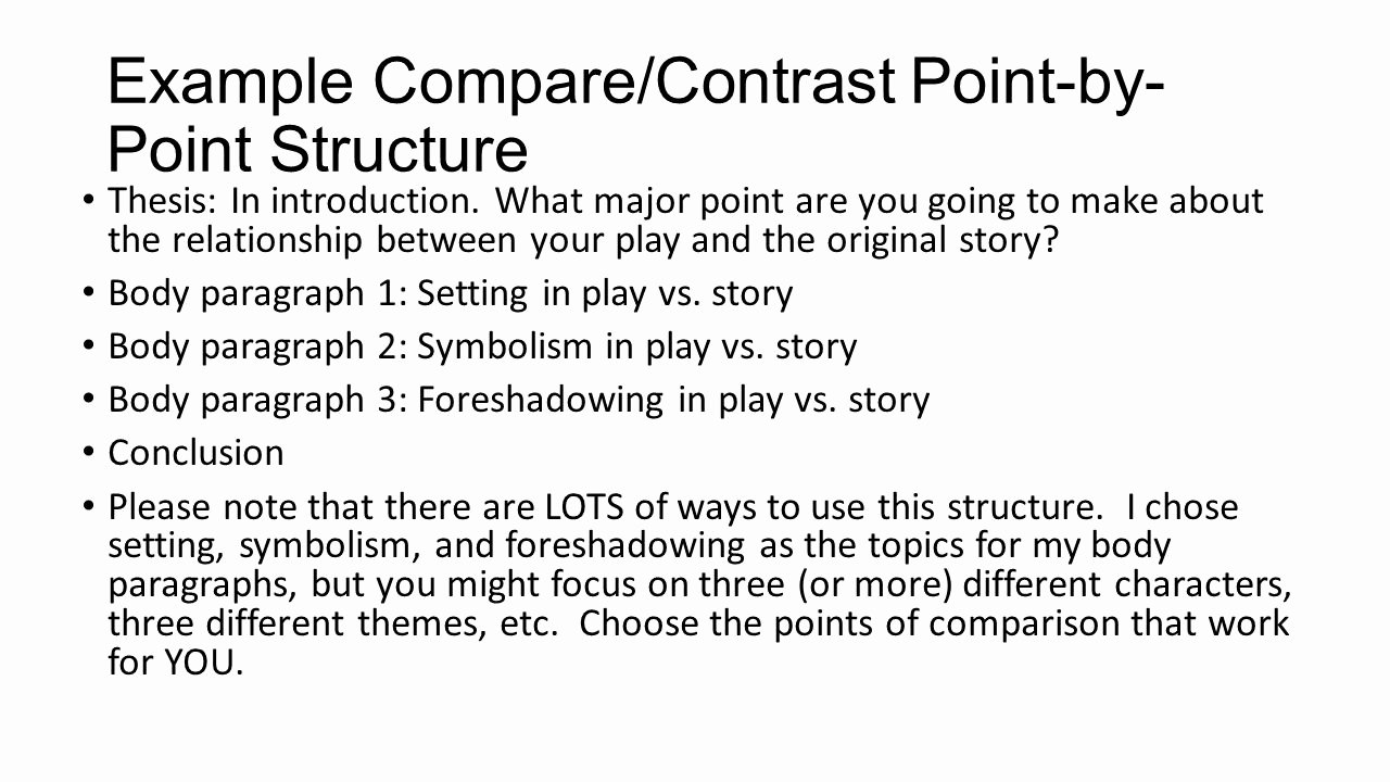 Compare and Contrast Conclusion Example Best Of Writing A Pare Contrast Essay About Literature Ppt