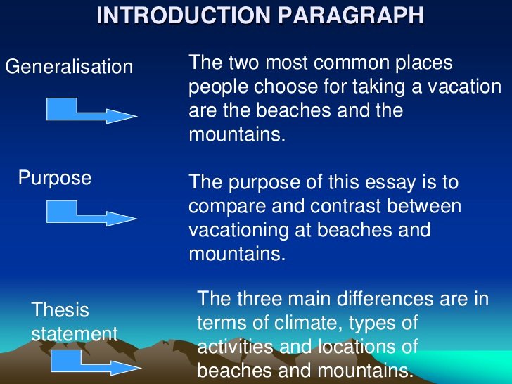 Compare and Contrast Introduction Paragraph Awesome Pare and Contrast Essay