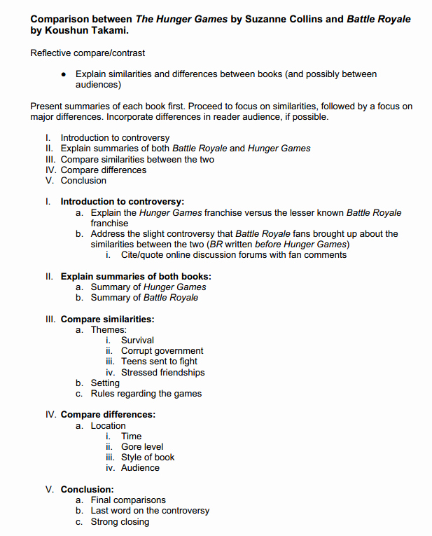 Compare and Contrast Introduction Sample Beautiful 2013 2014 M1 A2 Blog Writing Introduction