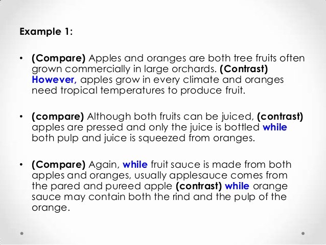 Compare and Contrast Introduction Sample Best Of Pare and Contrast