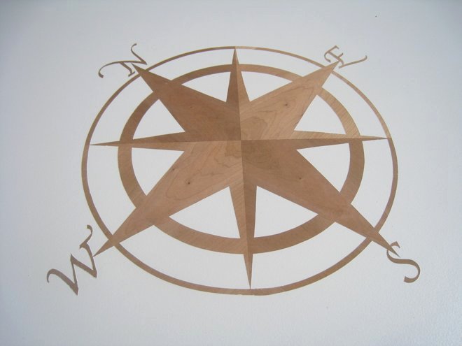 Compass Rose Print Out Luxury Reverse Stencil Pass Rose