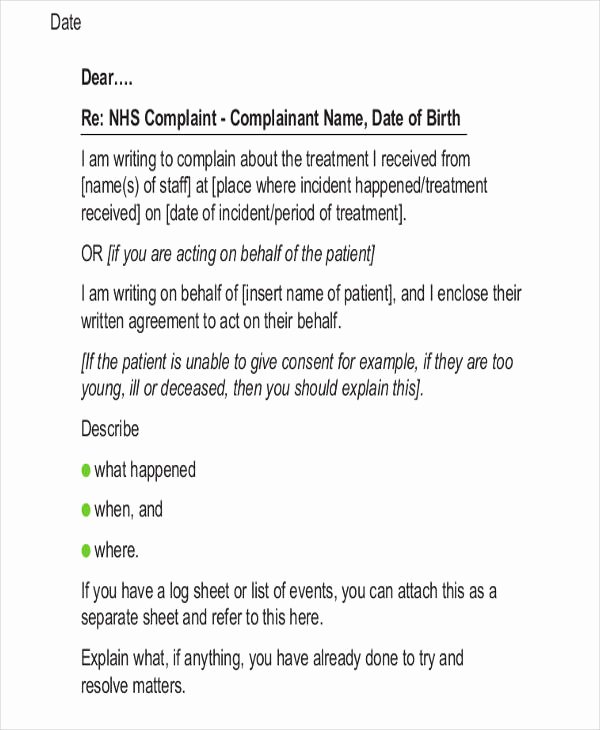 Complaint Response Template Awesome 34 Plaint Letter Templates Word Google Docs Apple