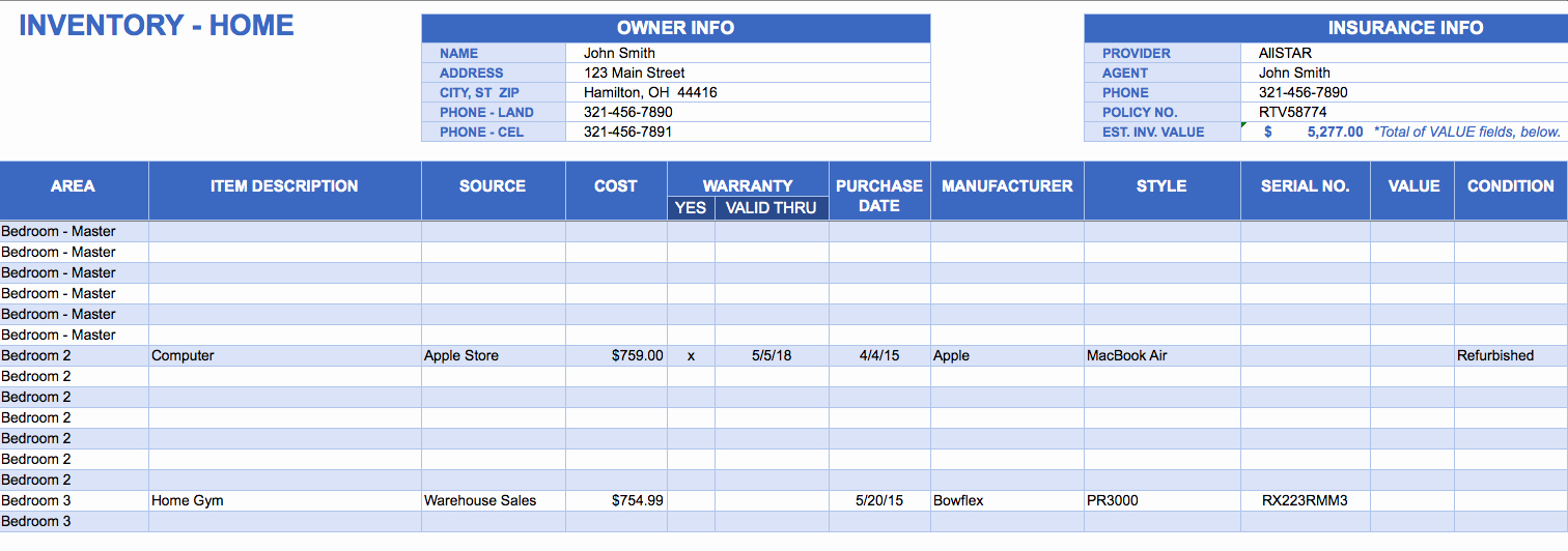 Computer Hardware Inventory Excel Template Best Of Free Excel Inventory Templates