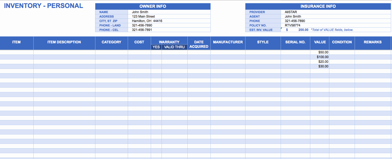 Computer Hardware Inventory Excel Template Inspirational Free Excel Inventory Templates