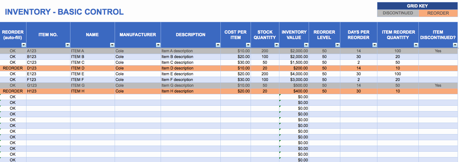 Computer Hardware Inventory Excel Template Unique Free Excel Inventory Templates