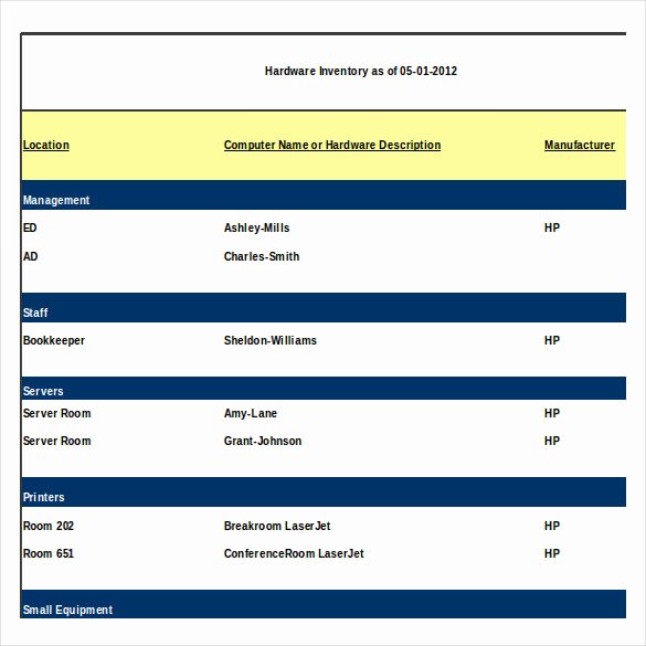 Computer Hardware Inventory Excel Template Unique Puter Inventory Template – 16 Free Word Excel Pdf