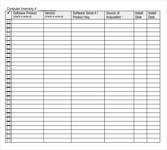 Computer Inventory Template Fresh It Inventory Template 15 Free Word Excel Documents