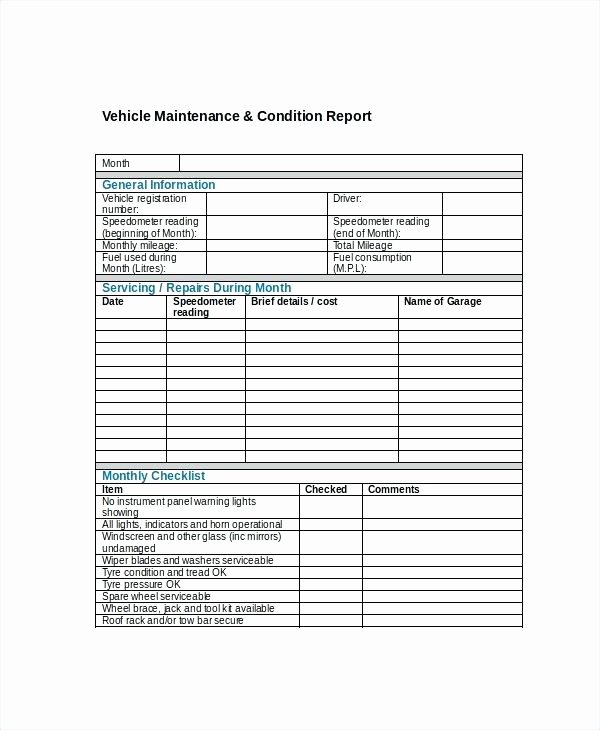Computer Repair Checklist Template Beautiful Repair Report Template