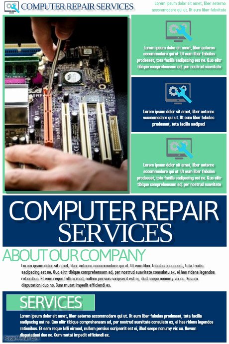 Computer Repair Checklist Template Inspirational Puter Repair Services Template