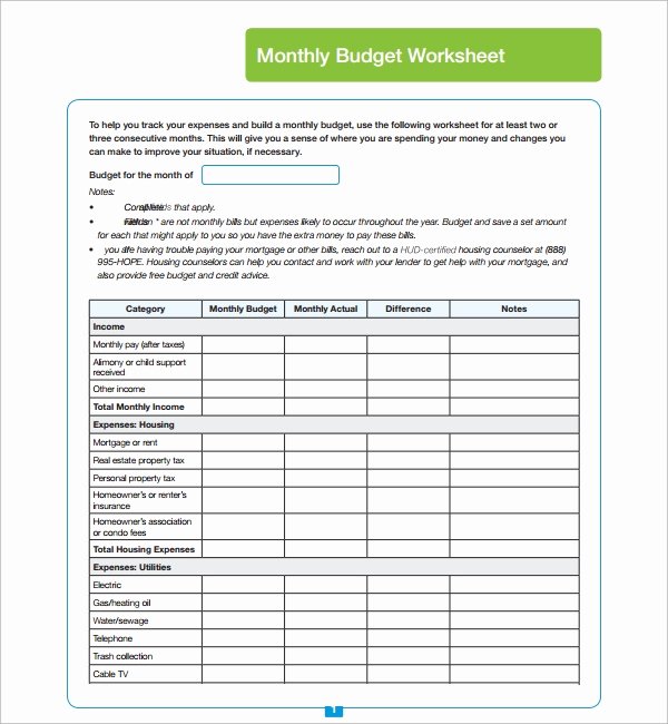 Condo association Budget Template New Bud Planner Template 8 Free Download for Pdf Excel