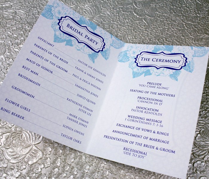 Conference Program Booklet Template Beautiful Hydrangea 4 Page Booklet Wedding Program Template
