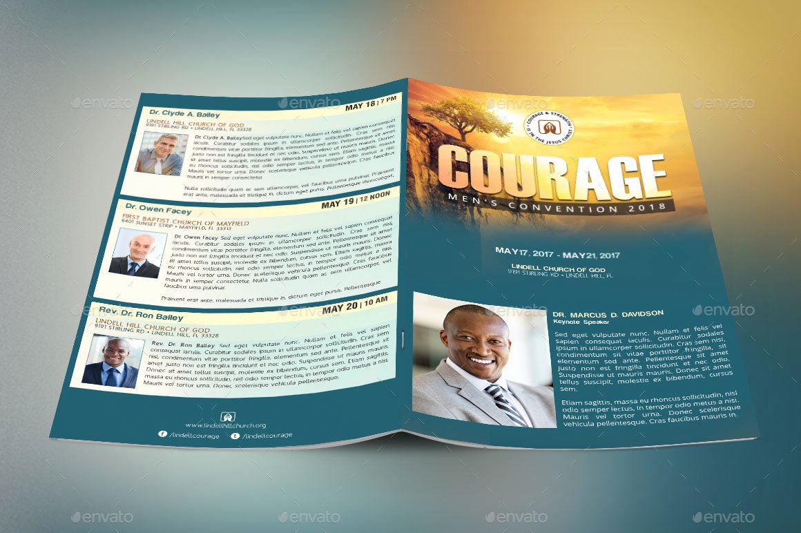 Conference Program Booklet Template Best Of Church Conference Program Cover Template by Godserv