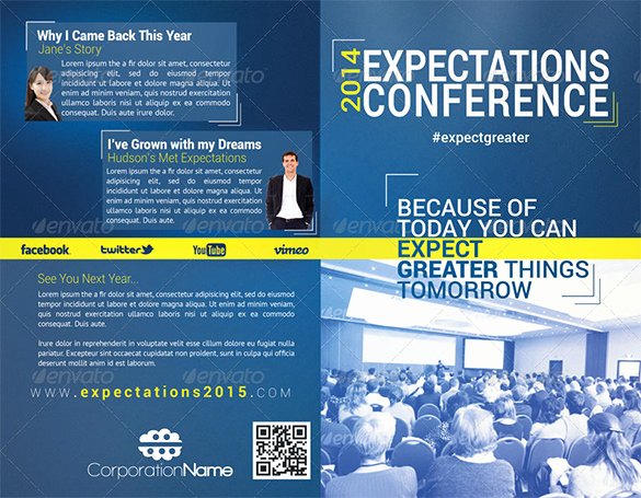 Conference Program Booklet Template Lovely 19 Conference Brochure Templates Free Psd Eps Ai