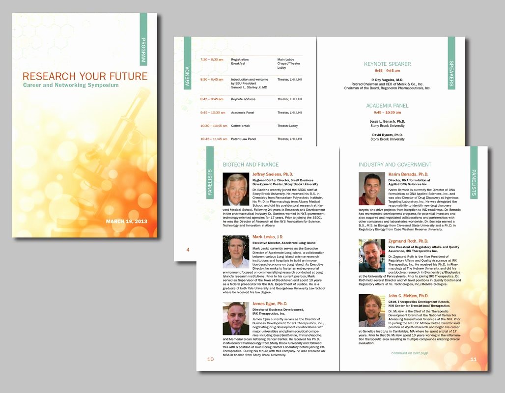 Conference Program Booklet Template Lovely Brochures &amp; Flyers Bowman Illustration and Design