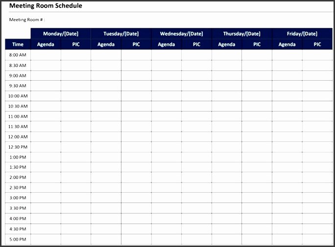 Conference Room Schedule Template Elegant 8 How to Make Daily Work Schedule Sampletemplatess