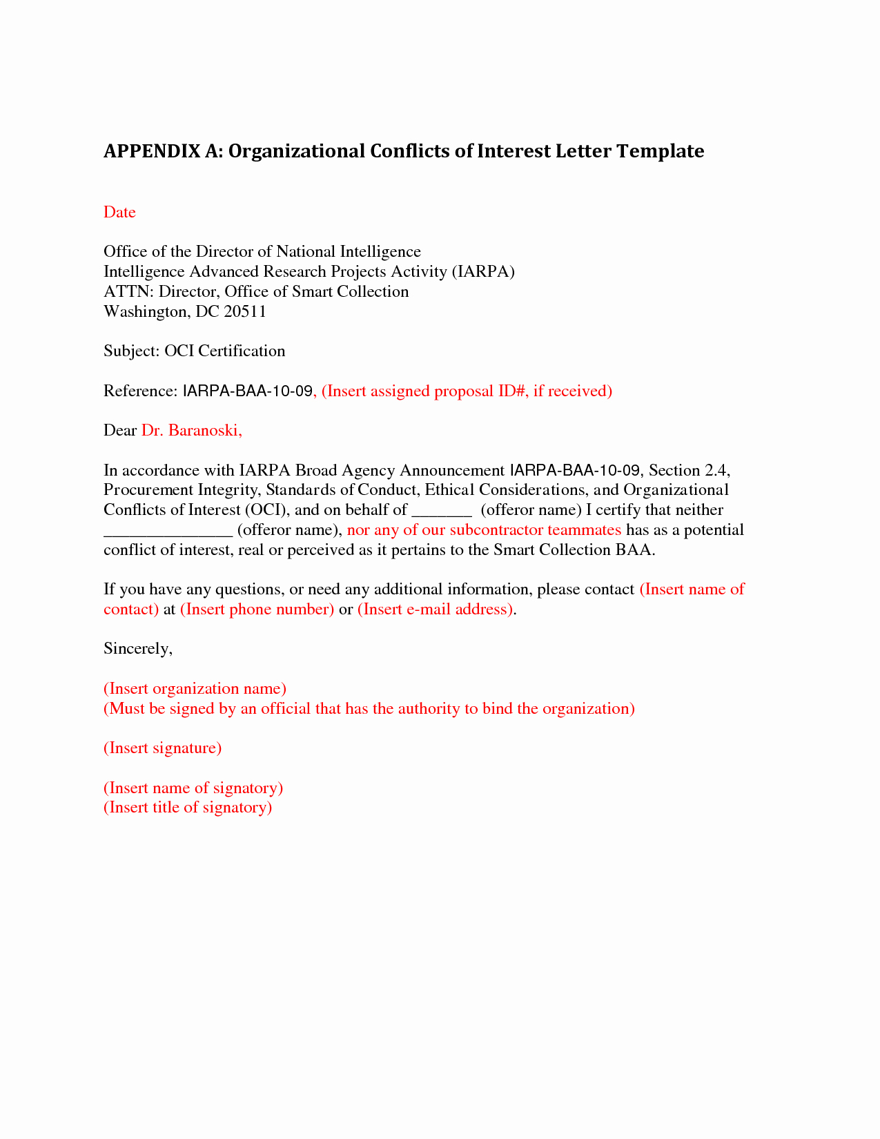 Conflict Of Interest Letter Inspirational Best S Of Letter Interest Template Microsoft