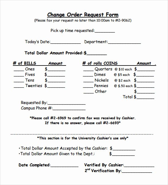 Construction Change order Template Luxury 11 Change order Samples