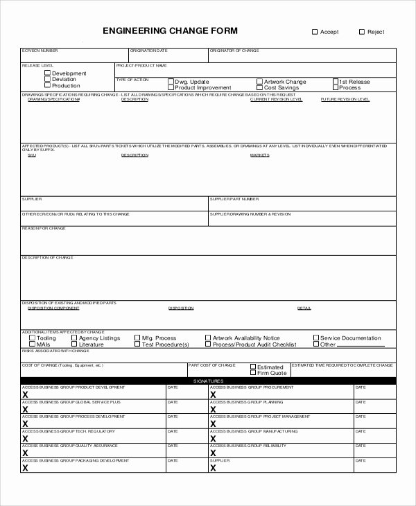 Construction Change order Template Word New Sample Change order form 12 Examples In Word Pdf