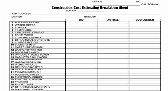 Construction Checklist Template Excel Awesome Pin by Angie Brooks On Construction forms In 2019