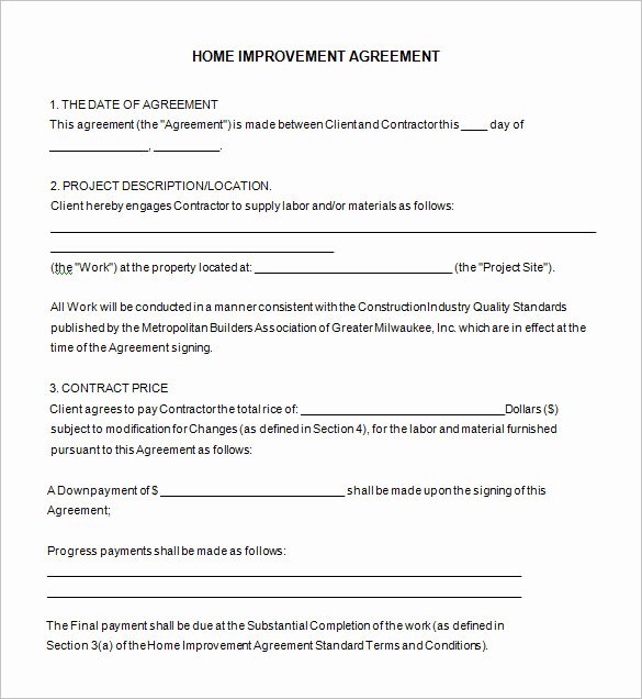 Construction Contract Template Free Download Inspirational Contractors Contract forms Free Templates Resume
