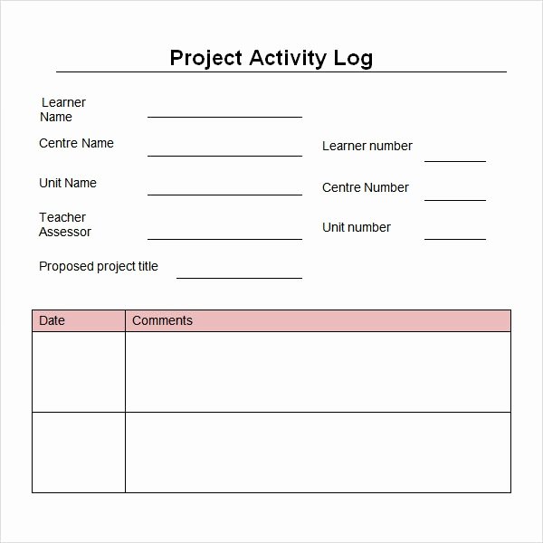 Construction Daily Log Template Beautiful Work Log Template 5 Free Pdf Doc Download