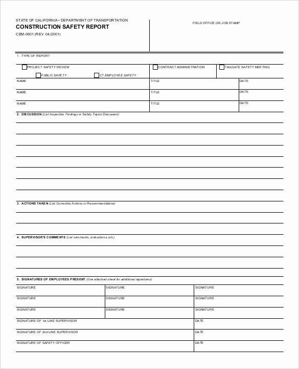 Construction Daily Report Template Beautiful 24 Daily Construction Report Templates Pdf Google Docs