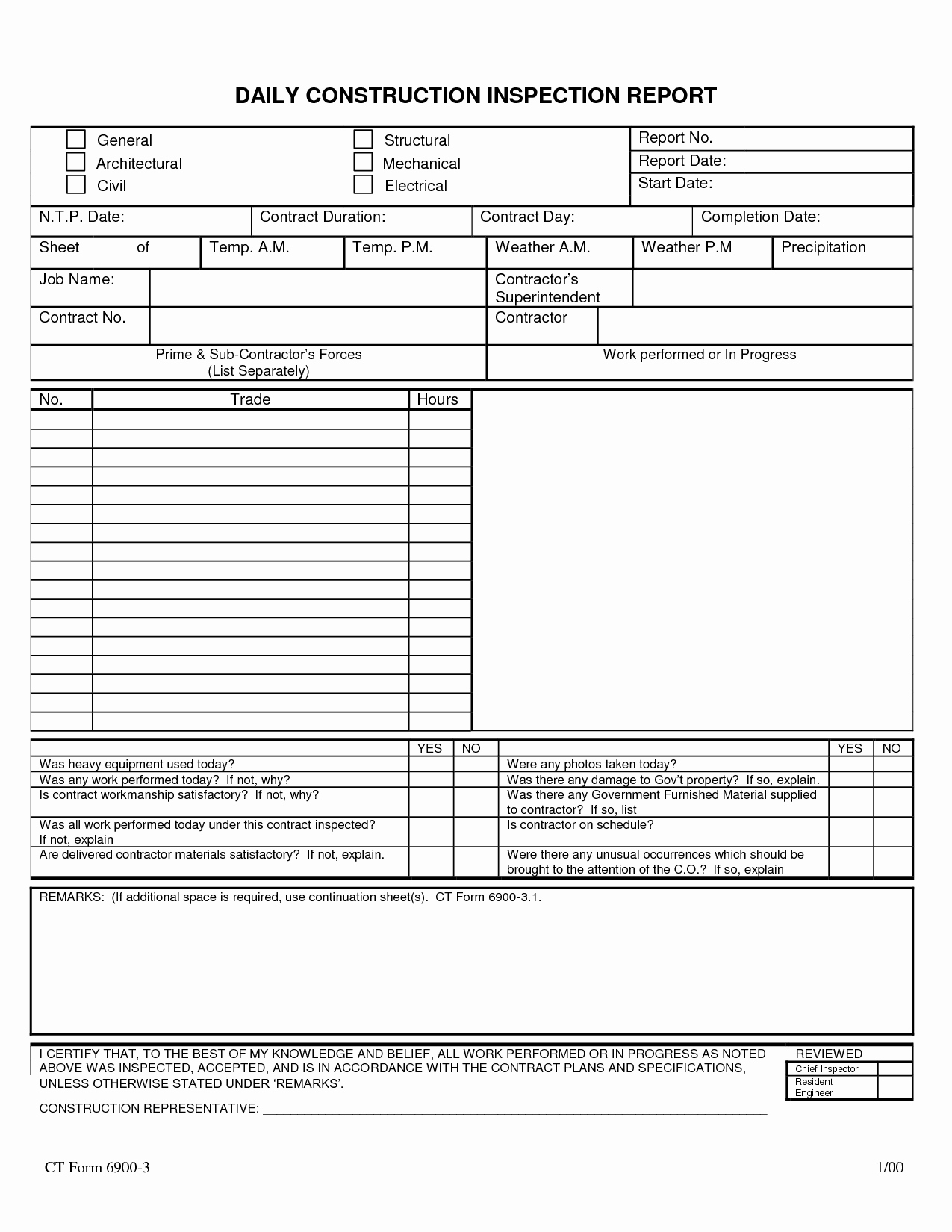 Construction Daily Report Template Elegant Construction Daily Report Template Excel