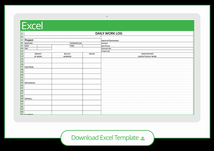 Construction Daily Report Template Excel Unique Free Construction Project Management Templates In Excel