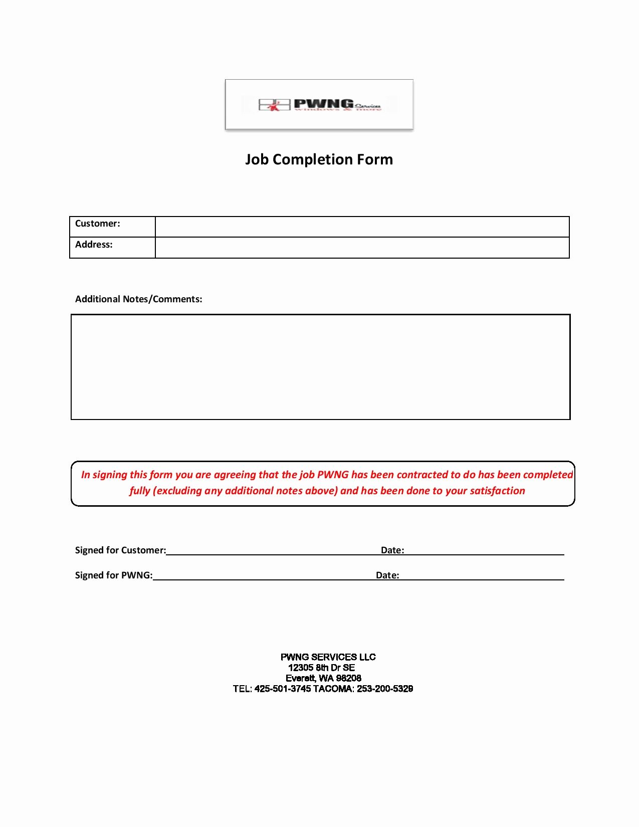 Construction Job Completion Sign Off form Lovely Index Of Wp Content 2014 12