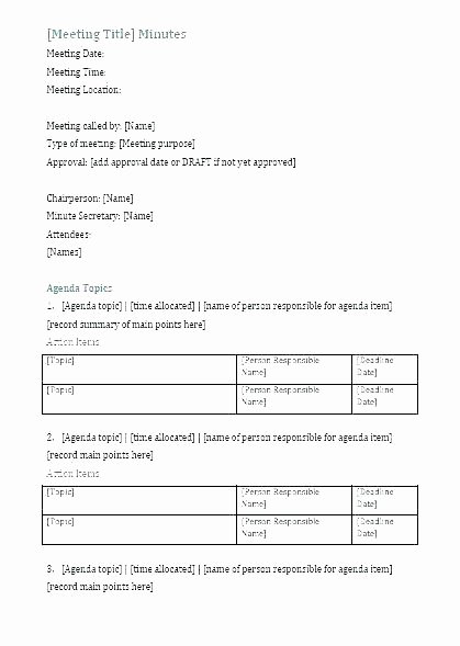 Construction Meeting Minutes Template Awesome Construction Meeting Minutes Template – Ensitefo