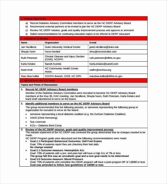 Construction Meeting Minutes Template Best Of Project Meeting Minutes Template 9 Download Free