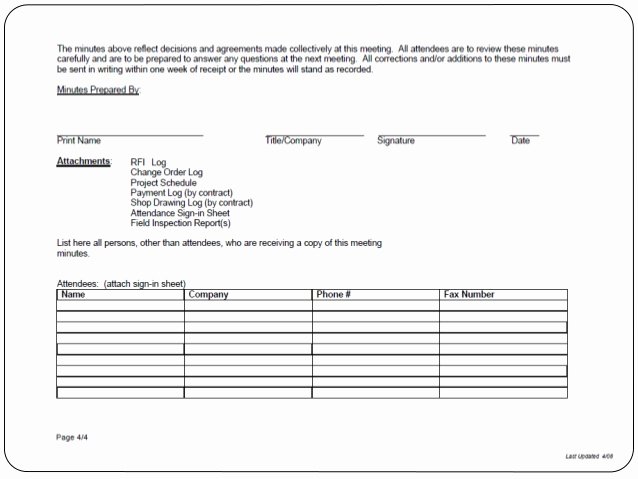 Construction Progress Meeting Agenda Lovely Meeting Minutes and Importance Of Meetings On Construction
