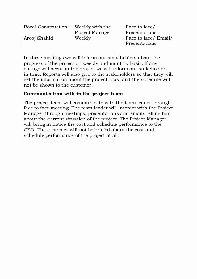 Construction Progress Meeting Agenda New Project On Construction Of House Report