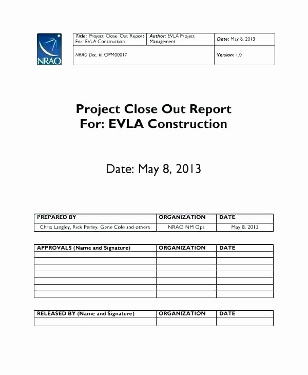 Construction Project Closeout Template Best Of Project Closeout Template Collections Line Family Tree