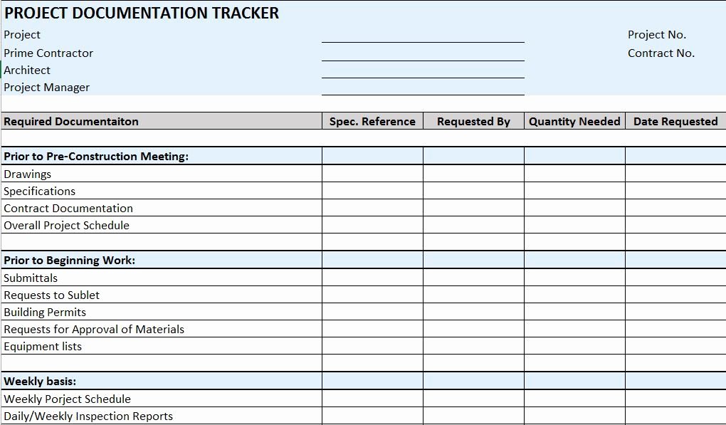 Construction Project Management Templates Inspirational Free Construction Project Management Templates In Excel