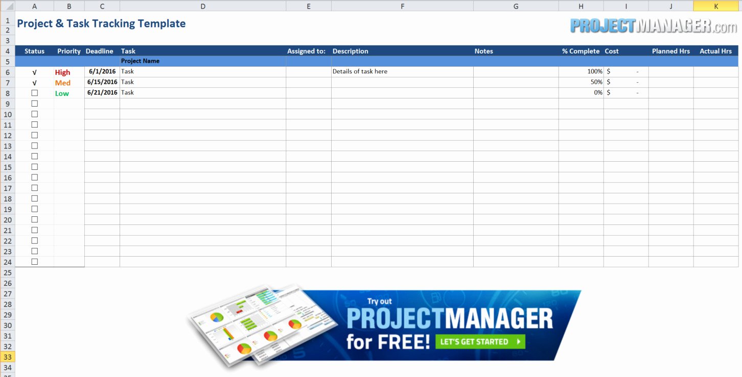 Construction Project Management Templates Unique Guide to Excel Project Management Projectmanager