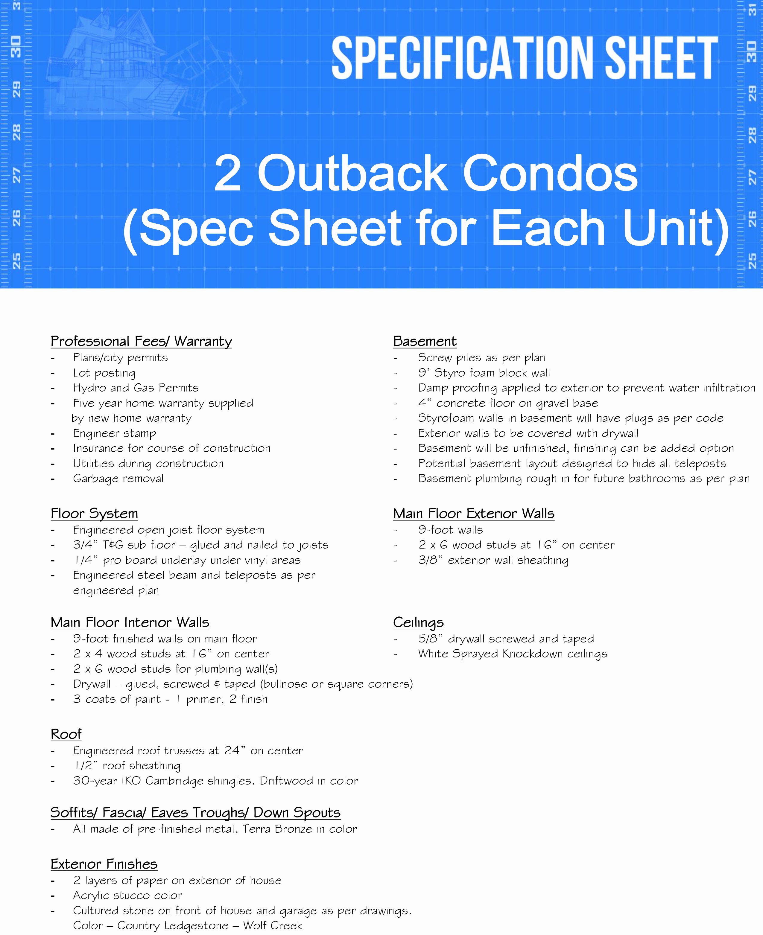 Construction Spec Sheet Template Beautiful 3 Questions to ask Residential Construction Spec Sheet