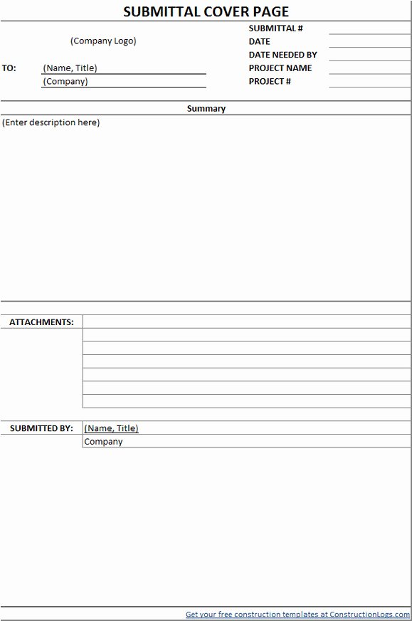 Construction Submittal form Template Awesome Construction Material Submittal form Template Templates