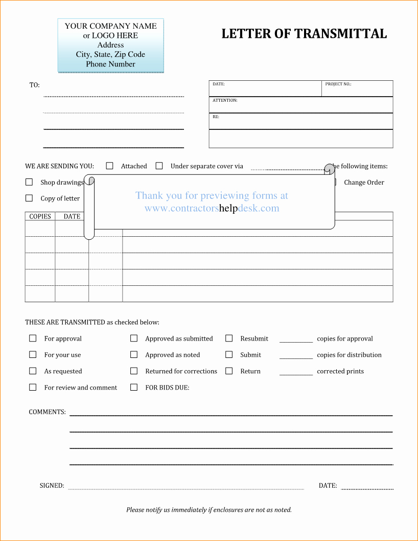 Construction Submittal form Template Inspirational 24 Of Transmittal form Template