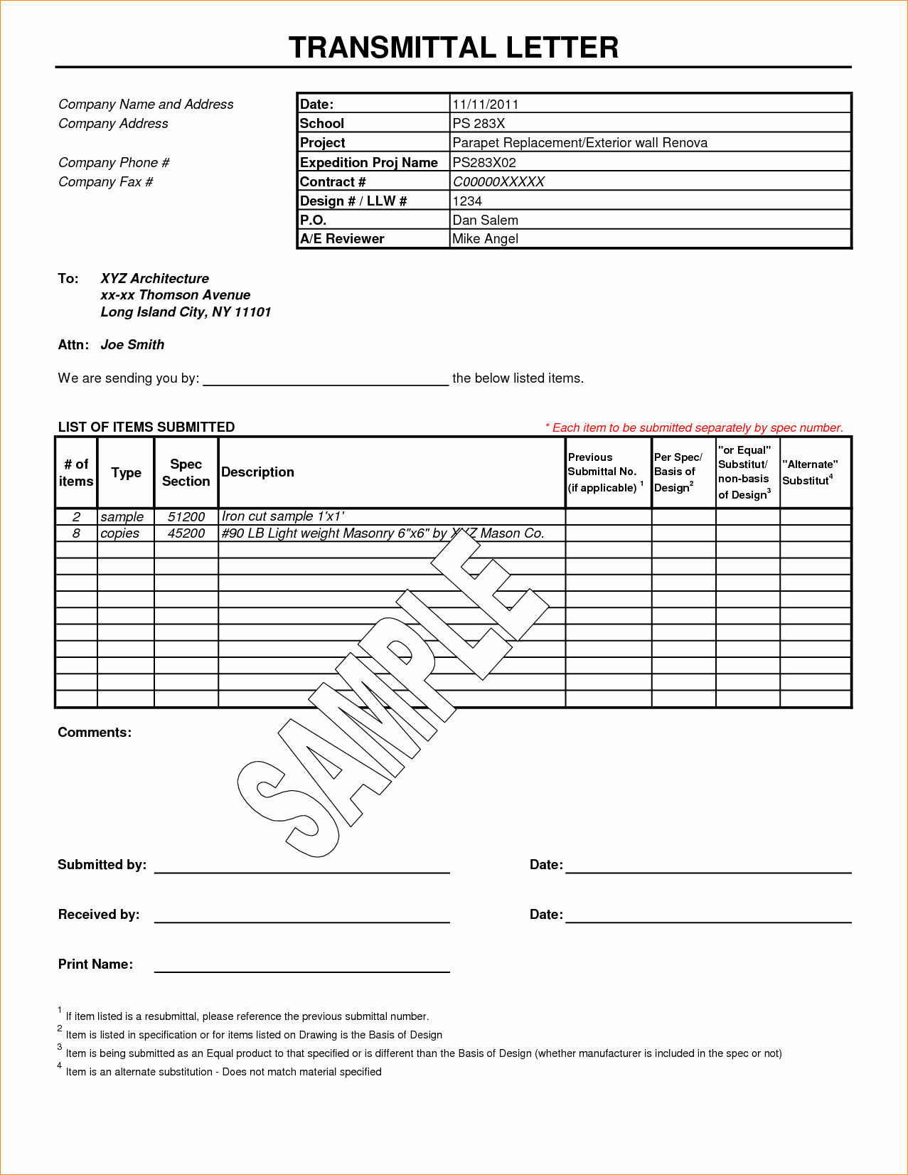 Construction Transmittal form Beautiful 23 Of Transmittal Sheet Template