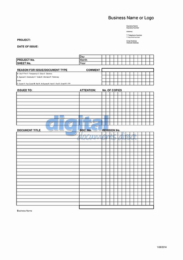 Construction Transmittal Template Inspirational 23 Of Transmittal Sheet Template