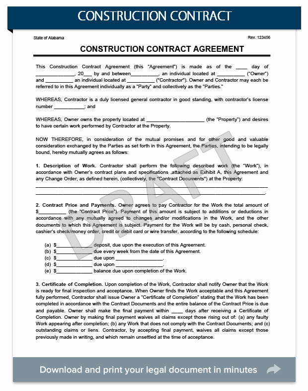 Construction Warranty Template Inspirational Construction Contracts Everything You Need to Know