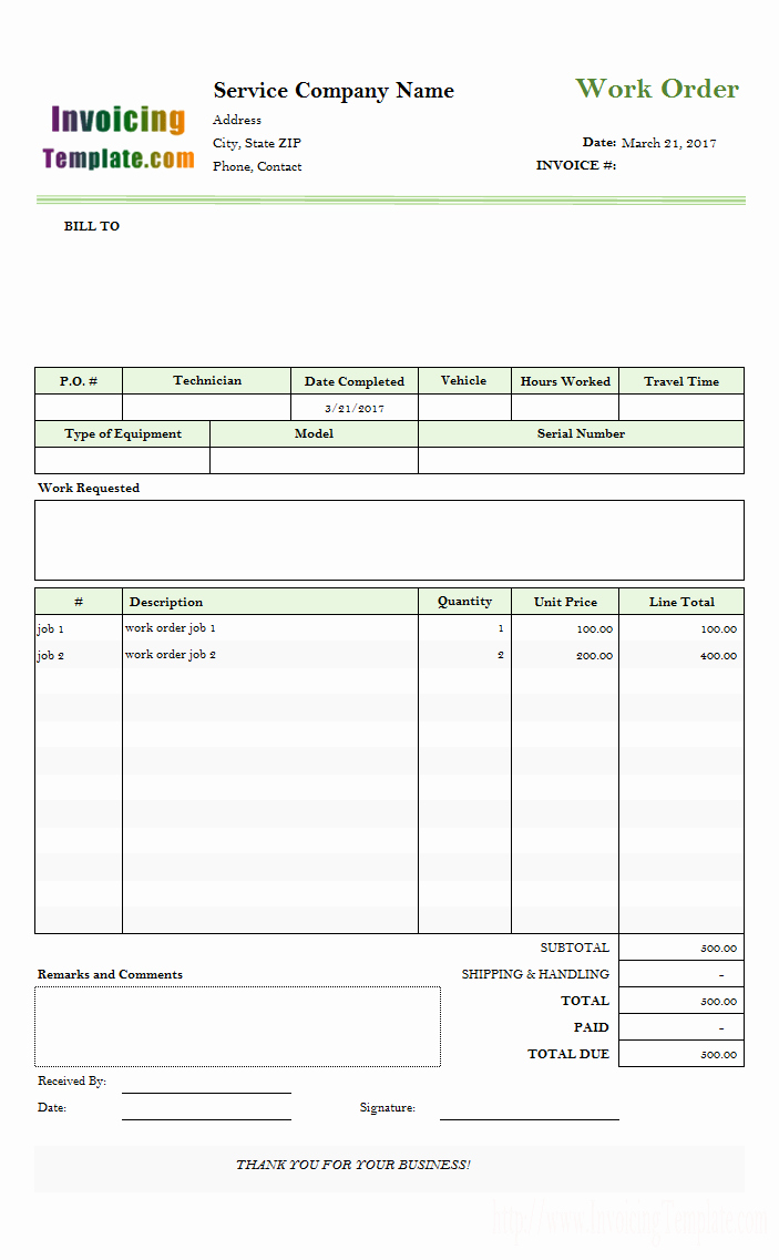 Construction Work order Template Lovely Debit Note Template Free Invoice Templates for Excel Pdf