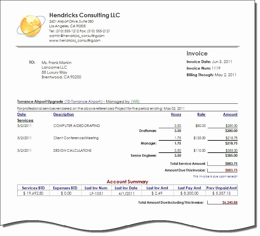 Consultant Fee Schedule Template Luxury Bill Rates by Job Classification – Bqe Blog