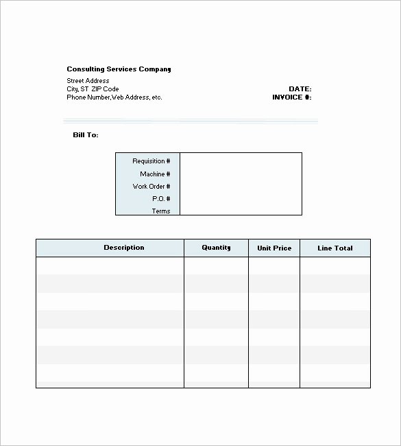 Consulting Invoice Template Word Lovely Consulting Invoice Template Word Ten Outrageous Ideas for