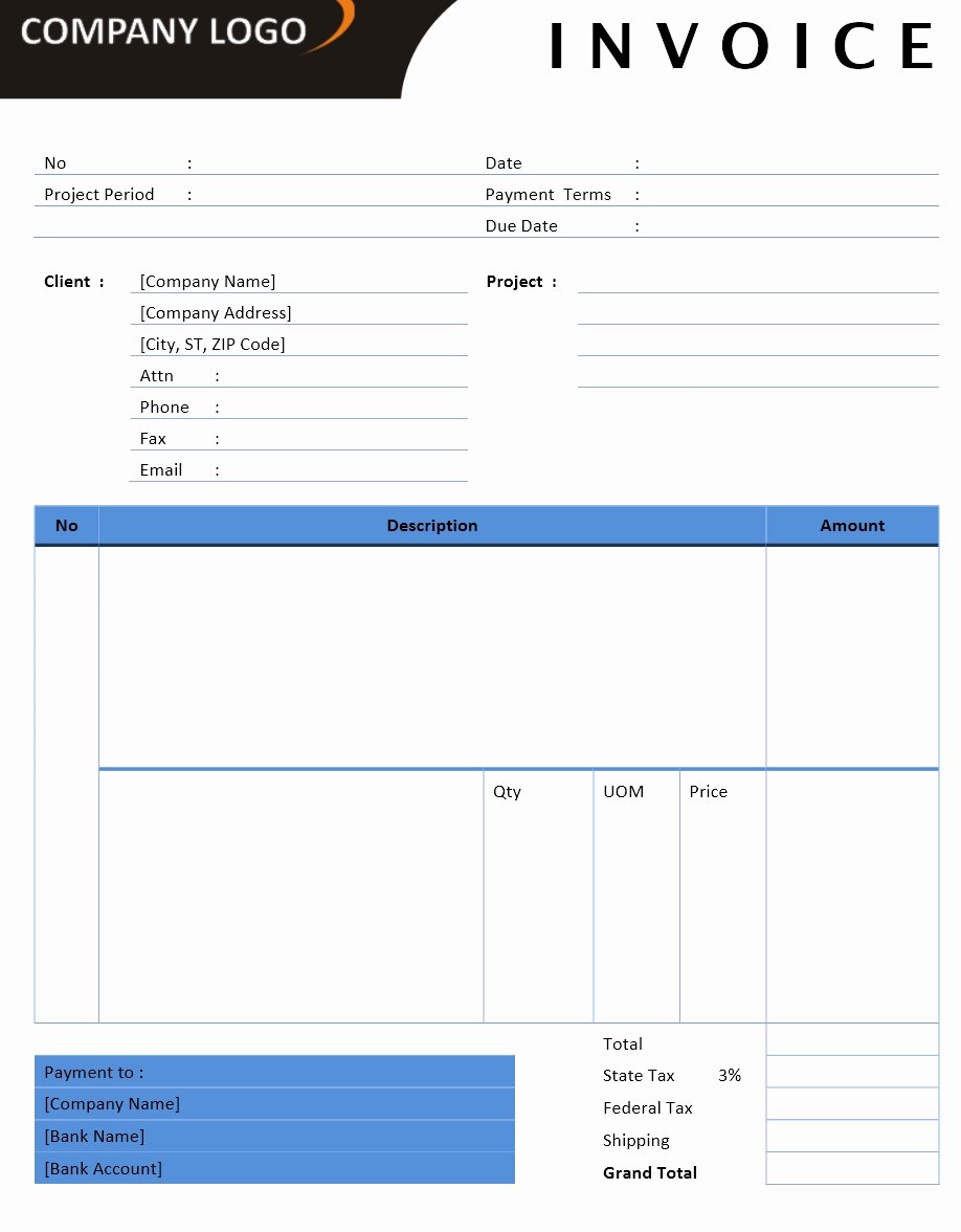 Consulting Invoice Template Word New Invoice Templates