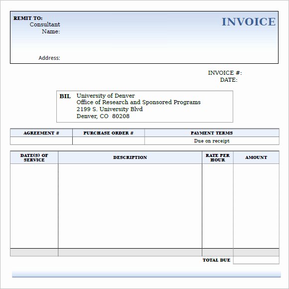 Consulting Invoice Template Word Unique 9 Consulting Invoice Samples Word Pdf