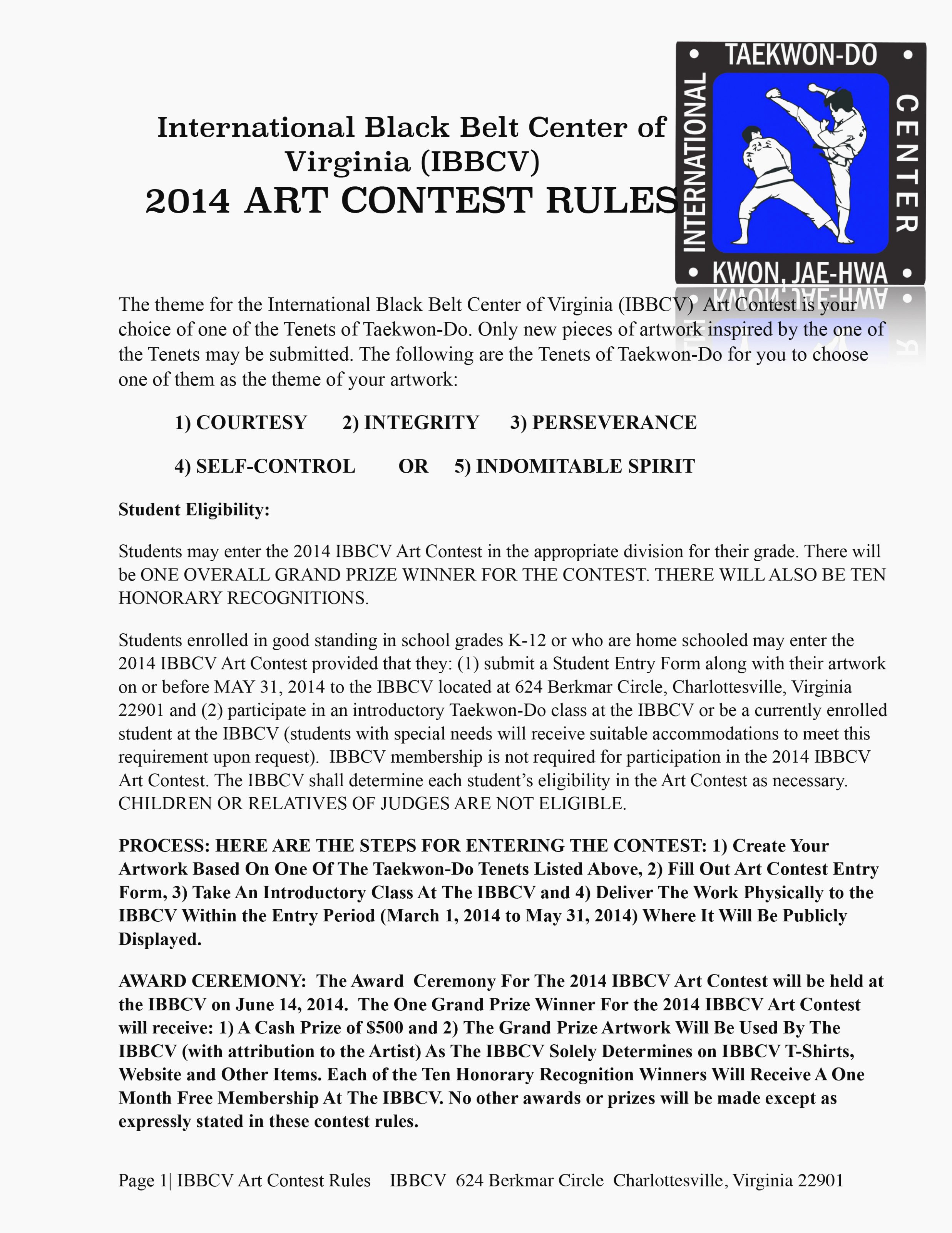 Contest Entry form Template Best Of Ten Ways How to Prepare for Art Contest